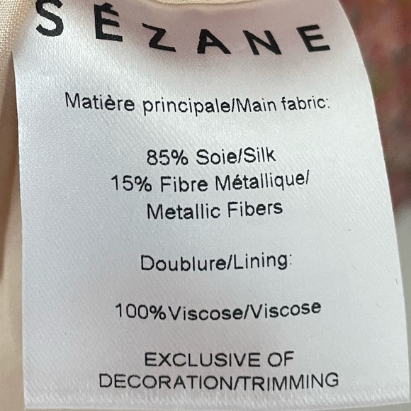 Sézane “Andrew” Dress Size 38 fr/6 us - Picture 7 of 8